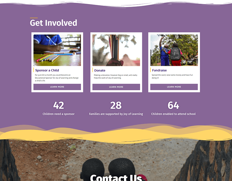 Charity Website Development 145
