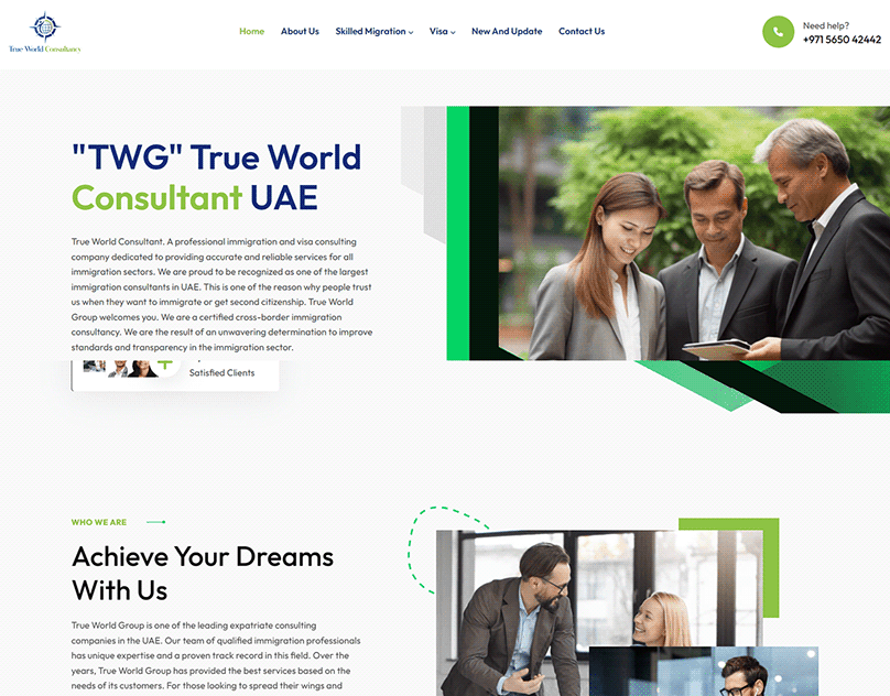 Immigration Business Website 124